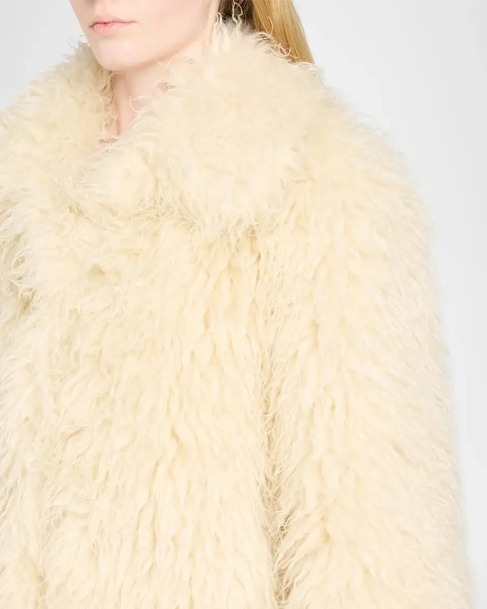 Cinq à Sept Curly Faux Fur Jacket | Thumbnail 5 Cinq à Sept Curly Faux Fur Jacket | Thumbnail 5