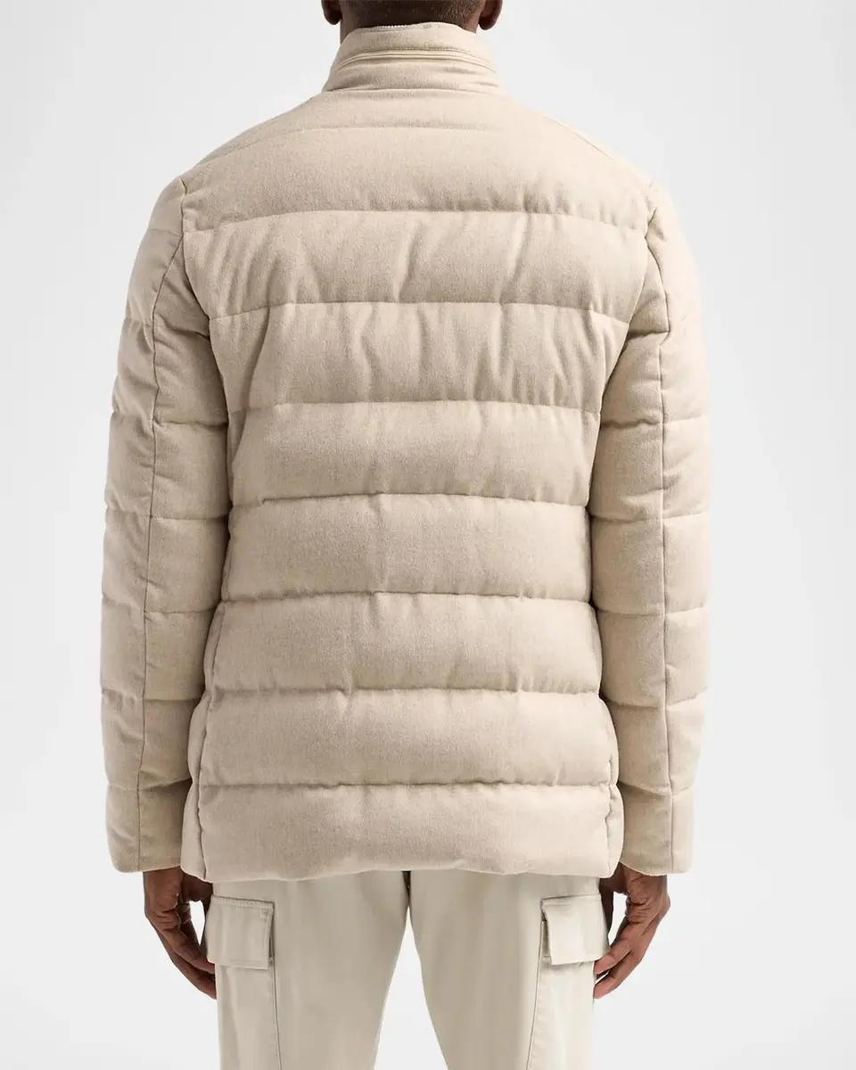 Feyem Men's Nolde Wool-Cashmere-Blend Quilted Jacket | Thumbnail 3 Feyem Men's Nolde Wool-Cashmere-Blend Quilted Jacket | Thumbnail 3