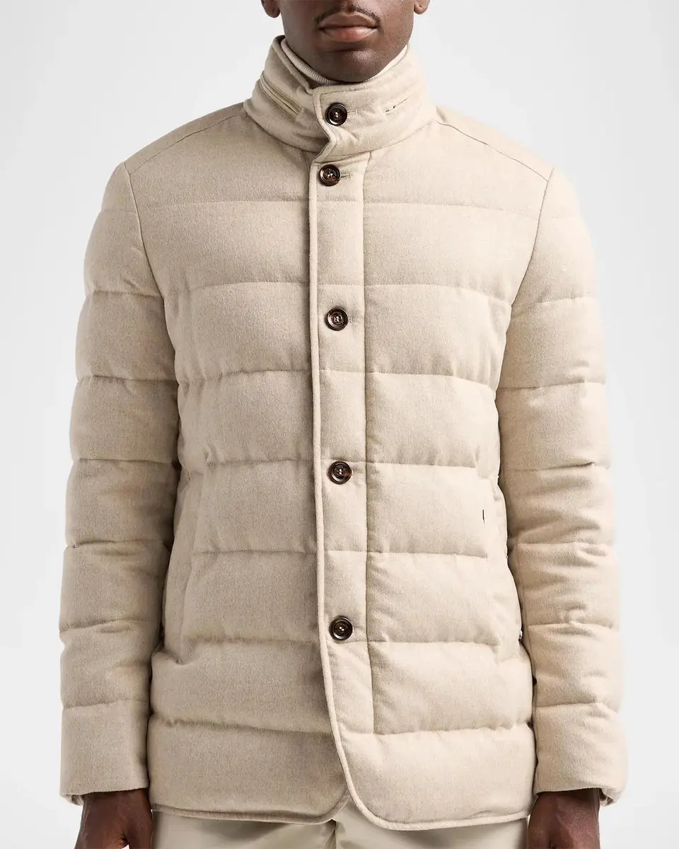 Feyem Men's Nolde Wool-Cashmere-Blend Quilted Jacket | Thumbnail 5 Feyem Men's Nolde Wool-Cashmere-Blend Quilted Jacket | Thumbnail 5