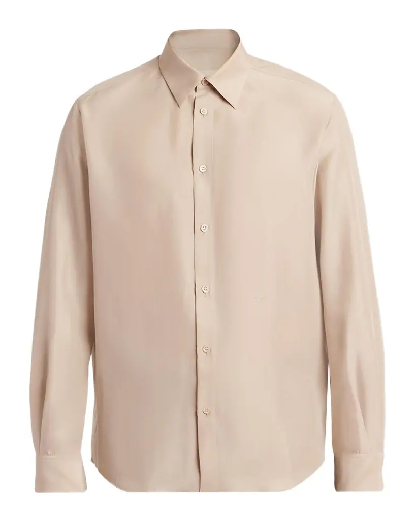 Valentino Garavani Men's Silk Dress Shirt