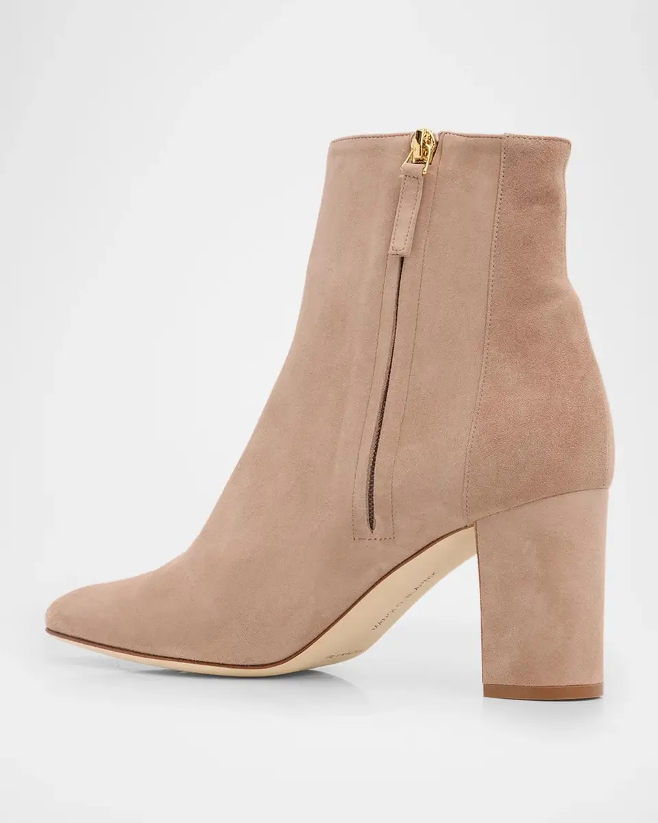 Manolo Blahnik 70mm Rosie Samba Suede Ankle Boots | Thumbnail 4 Manolo Blahnik 70mm Rosie Samba Suede Ankle Boots | Thumbnail 4