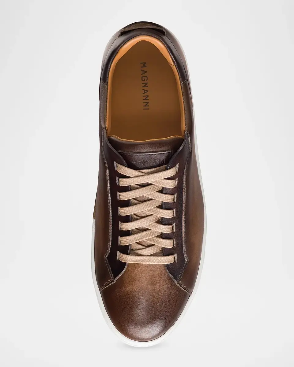 Magnanni Men's Amadeo Leather Low-Top Sneakers | Thumbnail 3 Magnanni Men's Amadeo Leather Low-Top Sneakers | Thumbnail 3