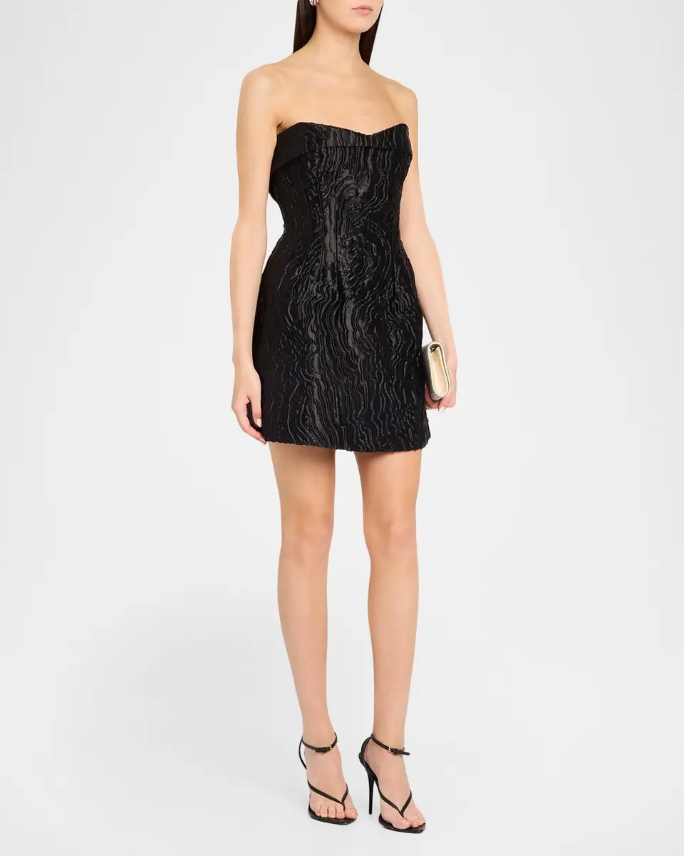 Simkhai Darcie Strapless Mini Dress | Thumbnail 4 Simkhai Darcie Strapless Mini Dress | Thumbnail 4