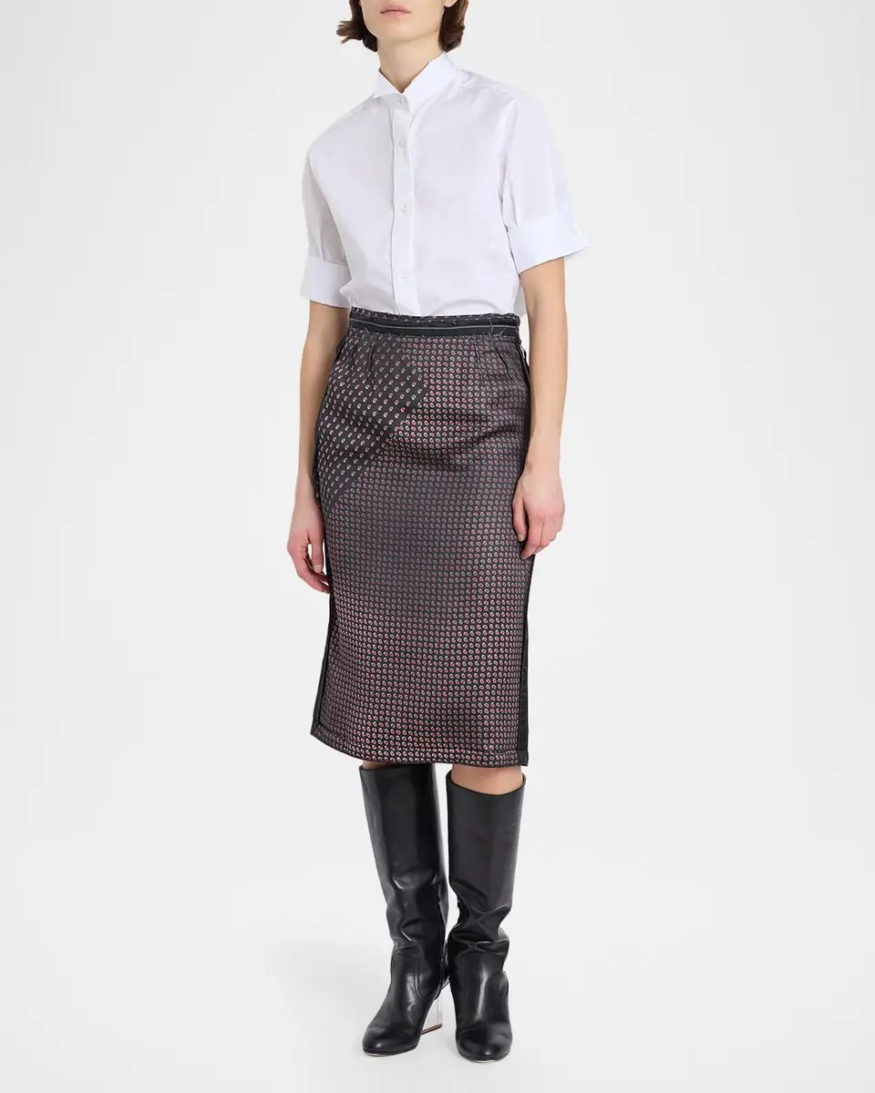 MM6 MAISON MARGIELA Paisley Pencil Midi Skirt | Thumbnail 2 MM6 MAISON MARGIELA Paisley Pencil Midi Skirt | Thumbnail 2
