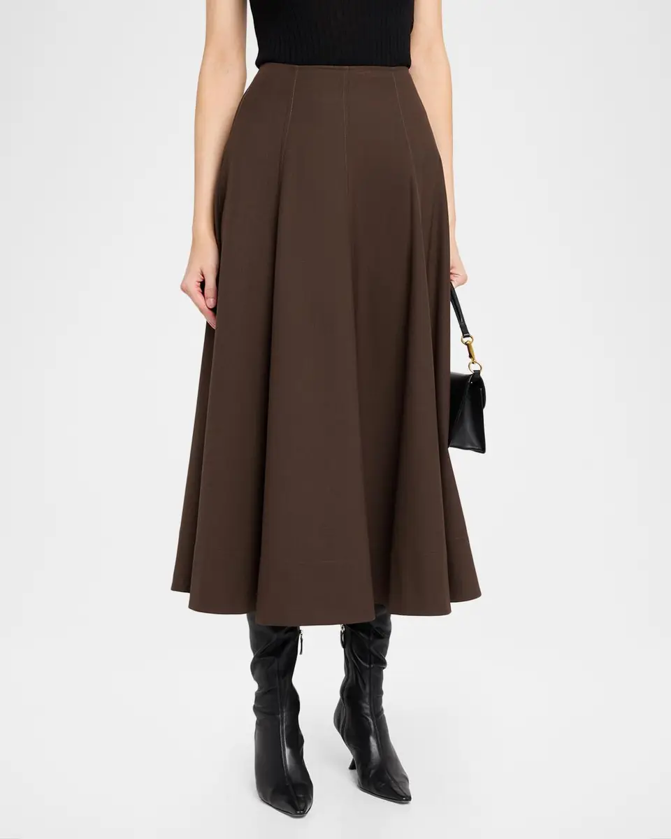 A.L.C. Aminah Midi Skirt | Thumbnail 4 A.L.C. Aminah Midi Skirt | Thumbnail 4
