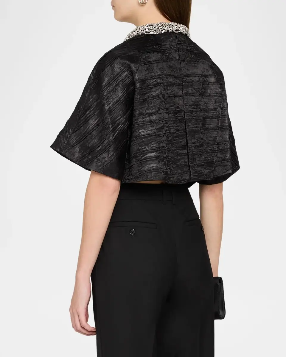 Simkhai Elvessa Cropped Jacket | Thumbnail 3 Simkhai Elvessa Cropped Jacket | Thumbnail 3