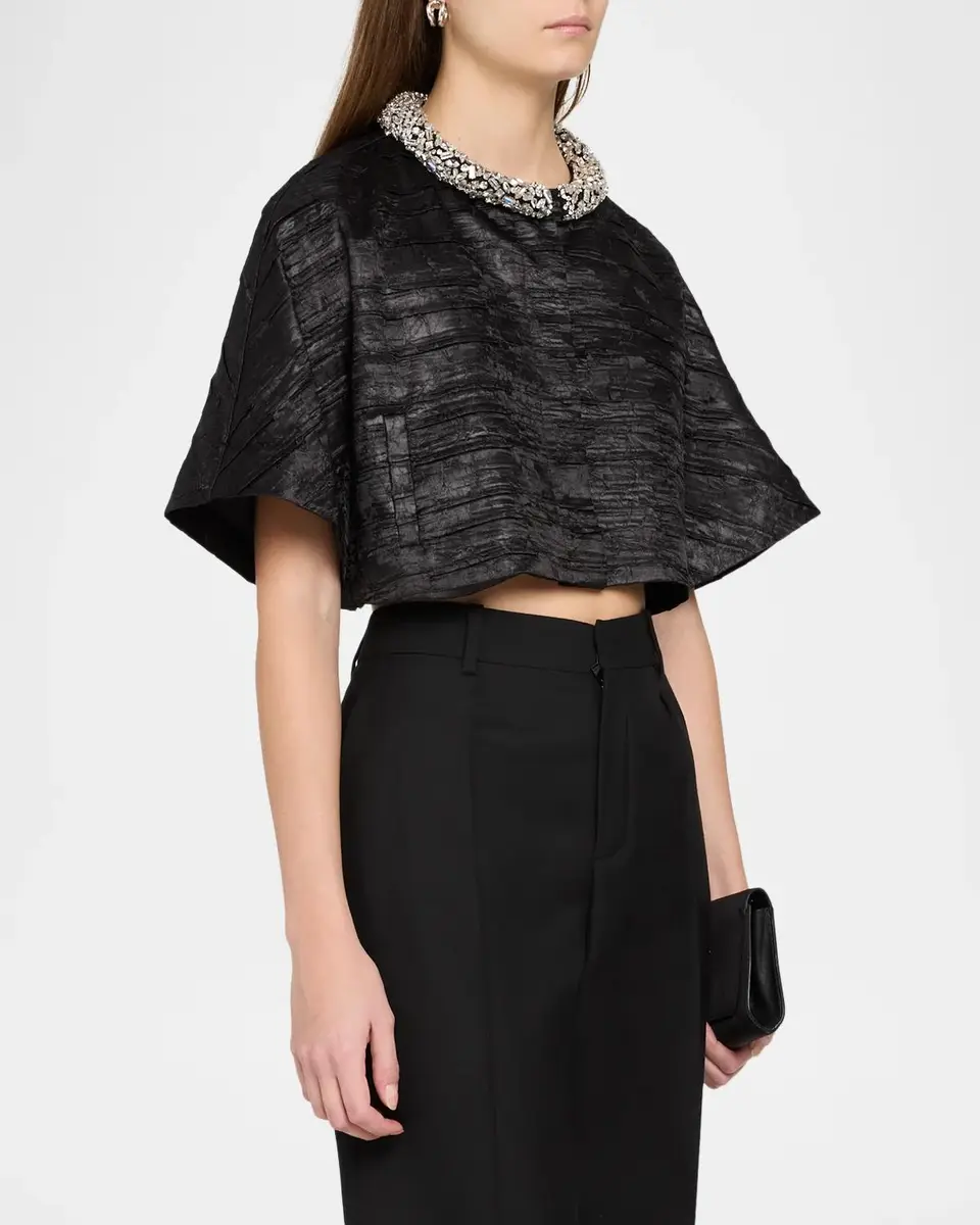 Simkhai Elvessa Cropped Jacket | Thumbnail 4 Simkhai Elvessa Cropped Jacket | Thumbnail 4