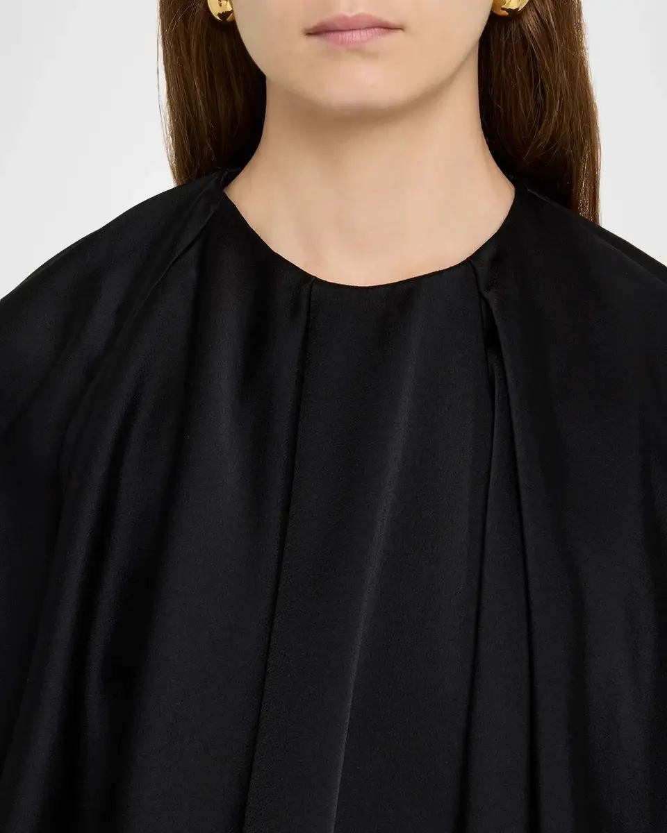 Stella McCartney Lace-Trim Tiered Cape Gown | Thumbnail 5 Stella McCartney Lace-Trim Tiered Cape Gown | Thumbnail 5
