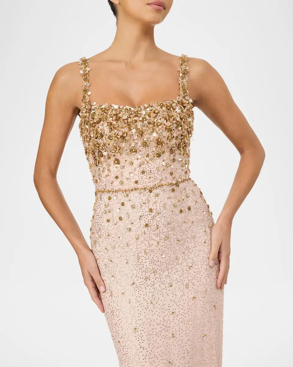 Jenny Packham Solstice Degrade Embellished Sleeveless Column Gown | Thumbnail 4 Jenny Packham Solstice Degrade Embellished Sleeveless Column Gown | Thumbnail 4