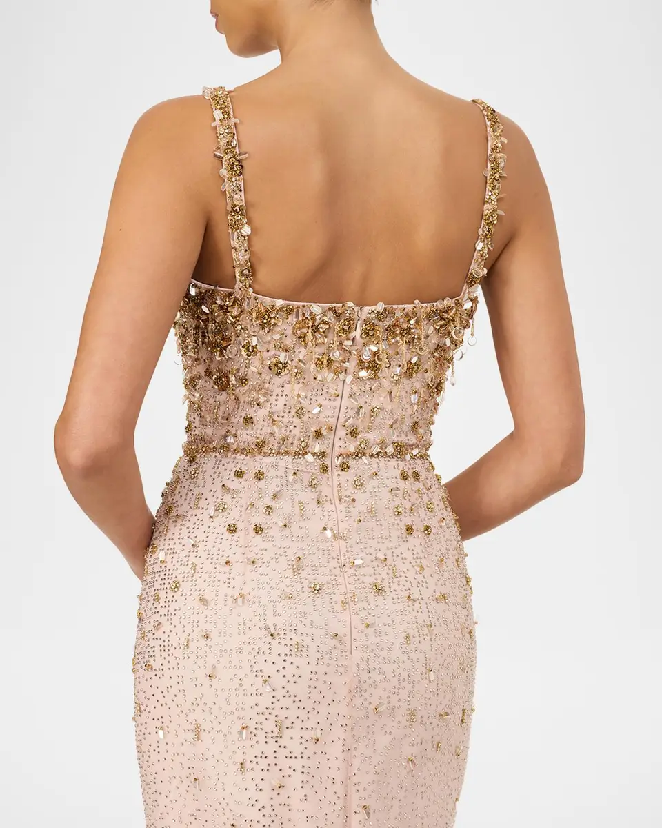 Jenny Packham Solstice Degrade Embellished Sleeveless Column Gown | Thumbnail 5 Jenny Packham Solstice Degrade Embellished Sleeveless Column Gown | Thumbnail 5