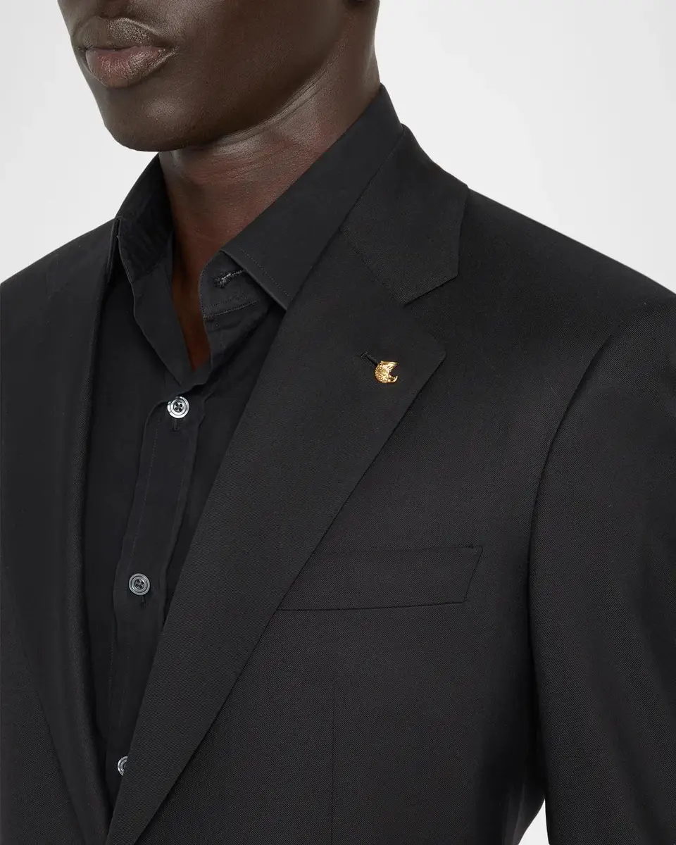 Stefano Ricci Men's Wool Two-Button Sport Coat | Thumbnail 5 Stefano Ricci Men's Wool Two-Button Sport Coat | Thumbnail 5