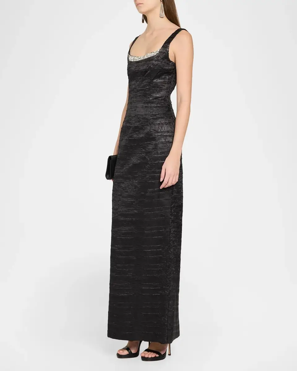 Simkhai Martina Embellished Column Gown | Thumbnail 4