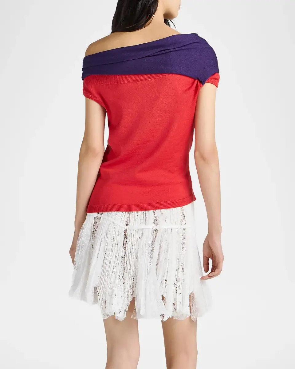 JW Anderson Off-The-Shoulder Sweater Tank | Thumbnail 3 JW Anderson Off-The-Shoulder Sweater Tank | Thumbnail 3