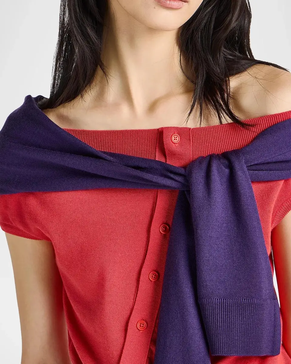 JW Anderson Off-The-Shoulder Sweater Tank | Thumbnail 5 JW Anderson Off-The-Shoulder Sweater Tank | Thumbnail 5
