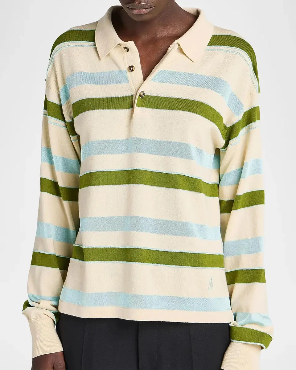 JW Anderson Rugby Knit Polo Shirt | Thumbnail 3 JW Anderson Rugby Knit Polo Shirt | Thumbnail 3