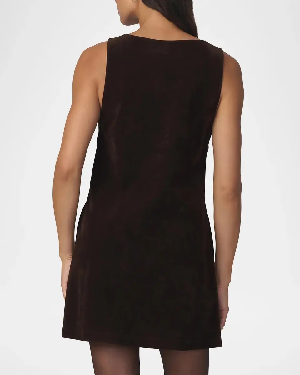 Joe's Jeans The Scoopneck Faux-Suede Mini Dress | Thumbnail 3 Joe's Jeans The Scoopneck Faux-Suede Mini Dress | Thumbnail 3