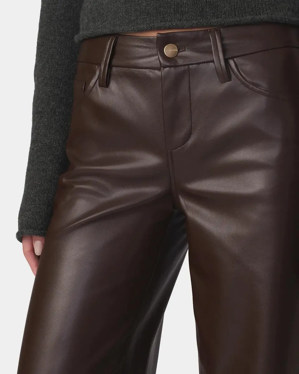 Joe's Jeans Lou Lou Faux-Leather Wide-Leg Jeans | Thumbnail 5 Joe's Jeans Lou Lou Faux-Leather Wide-Leg Jeans | Thumbnail 5