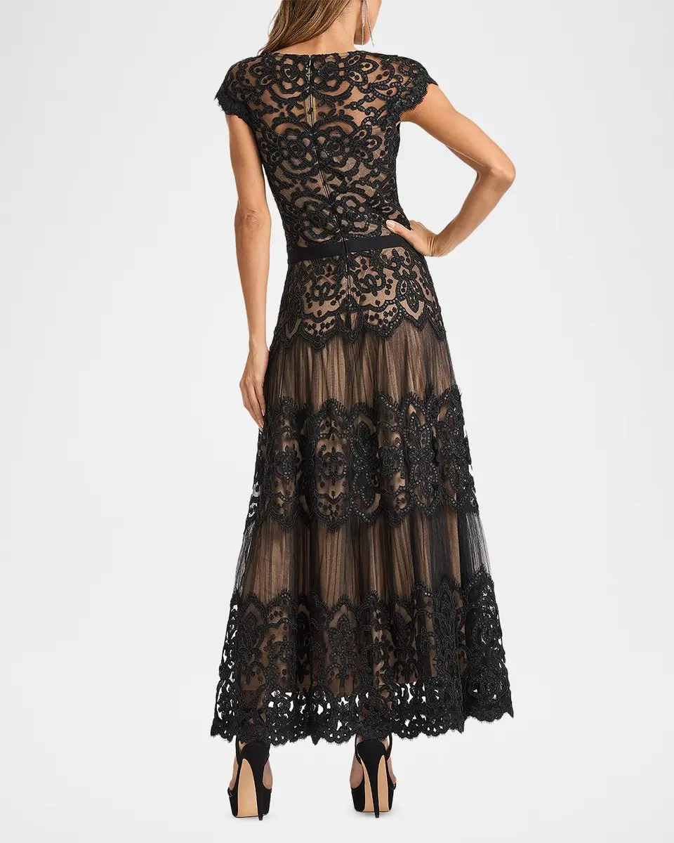 Tadashi Shoji Embellished Lace Gown | Thumbnail 3
