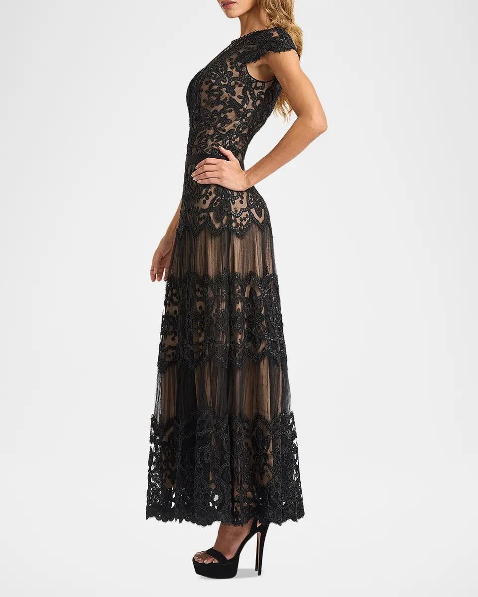 Tadashi Shoji Embellished Lace Gown | Thumbnail 5