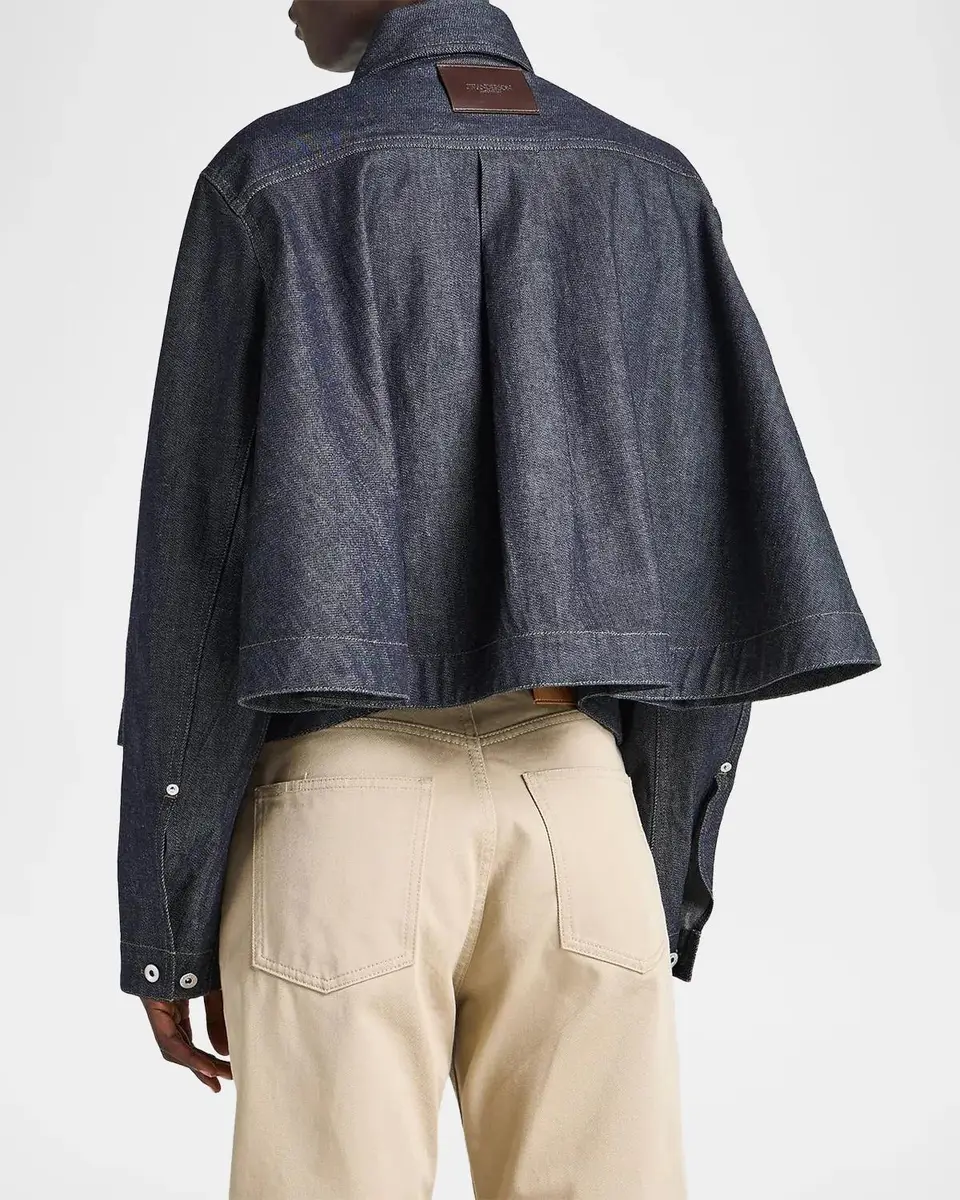 JW Anderson Flare-Hem Denim Shirt | Thumbnail 2 JW Anderson Flare-Hem Denim Shirt | Thumbnail 2