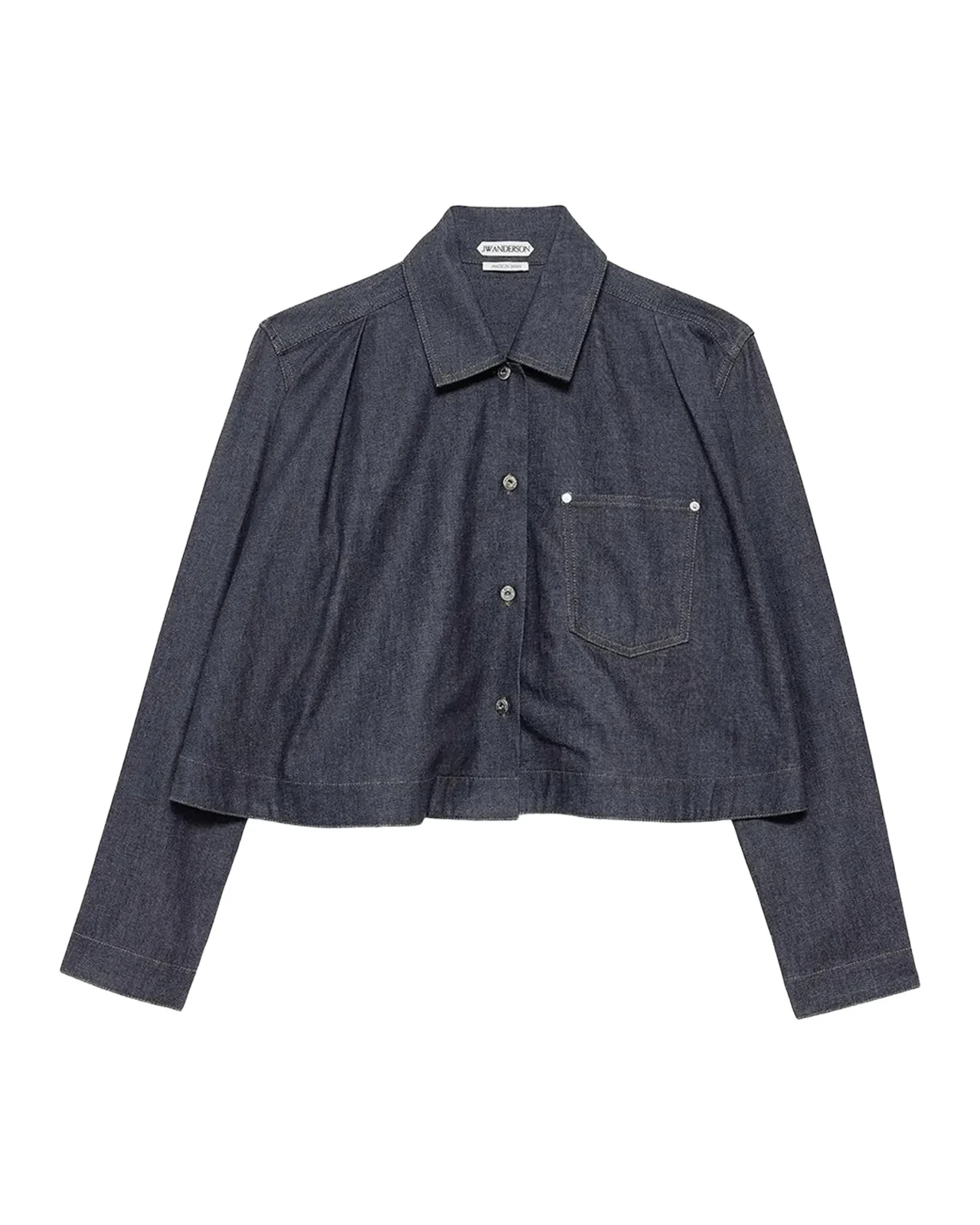 Flare-Hem Denim Shirt Flare-Hem Denim Shirt