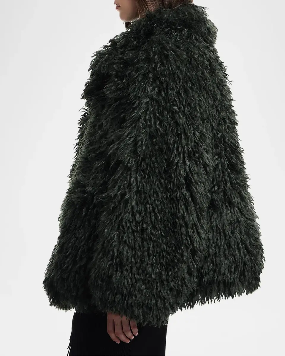 Emporio Armani Faux-Fur Blouson Jacket | Thumbnail 6 Emporio Armani Faux-Fur Blouson Jacket | Thumbnail 6