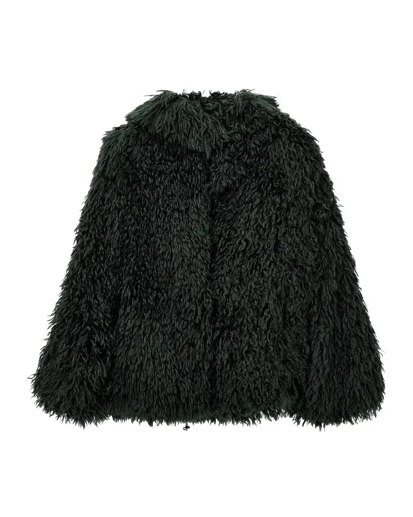 Faux-Fur Blouson Jacket