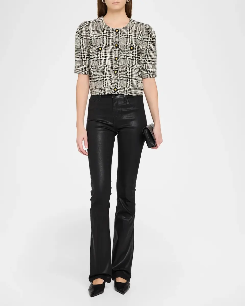 L'Agence Allegra Short-Sleeve Cropped Jacket | Thumbnail 2 L'Agence Allegra Short-Sleeve Cropped Jacket | Thumbnail 2