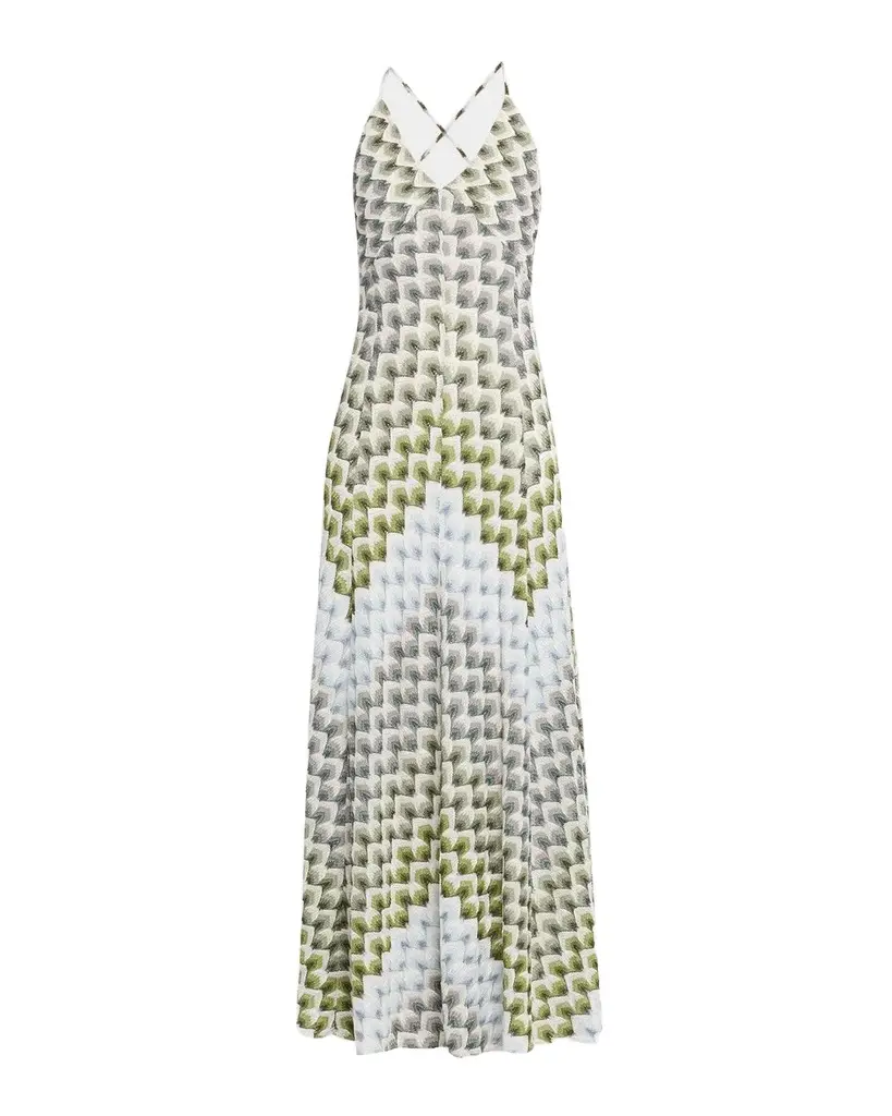 Missoni Lace-Print Long Dress