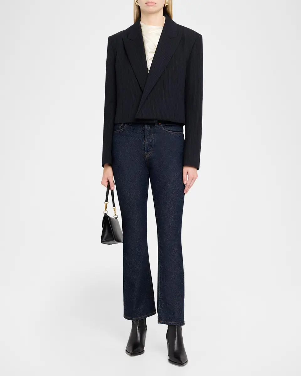 A.L.C. Cass Pinstripe Wool Tailored Jacket | Thumbnail 2 A.L.C. Cass Pinstripe Wool Tailored Jacket | Thumbnail 2