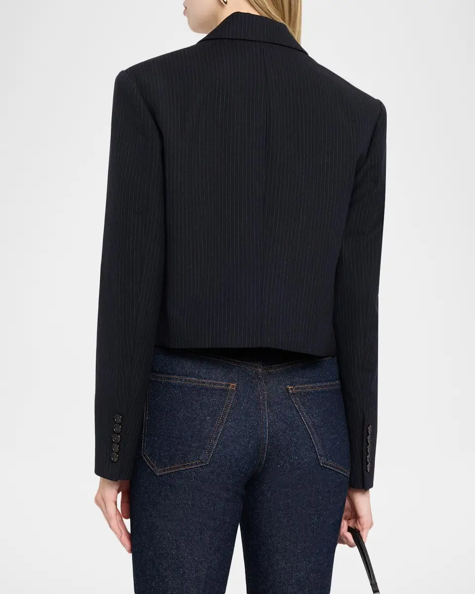 A.L.C. Cass Pinstripe Wool Tailored Jacket | Thumbnail 3 A.L.C. Cass Pinstripe Wool Tailored Jacket | Thumbnail 3