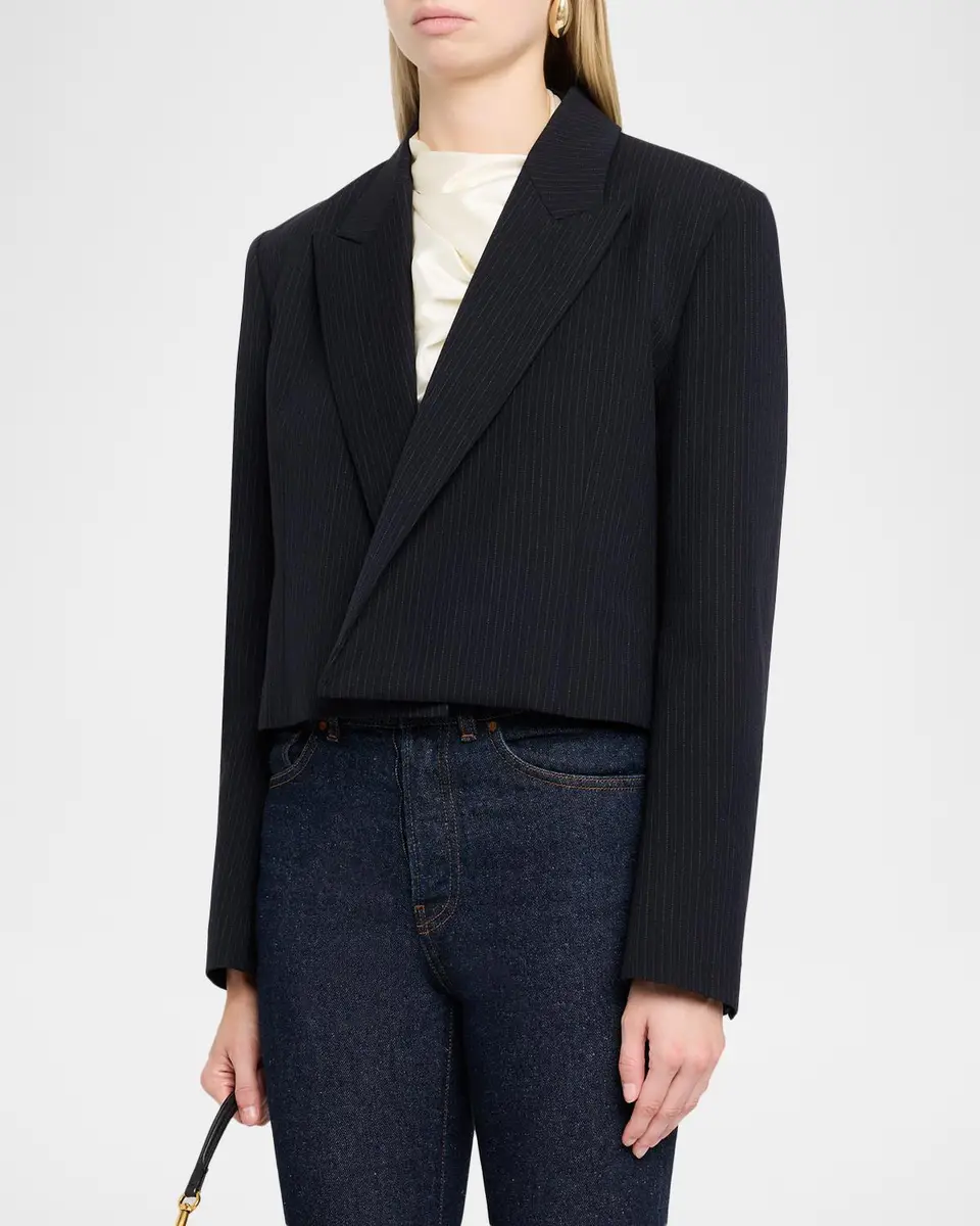 A.L.C. Cass Pinstripe Wool Tailored Jacket | Thumbnail 4 A.L.C. Cass Pinstripe Wool Tailored Jacket | Thumbnail 4
