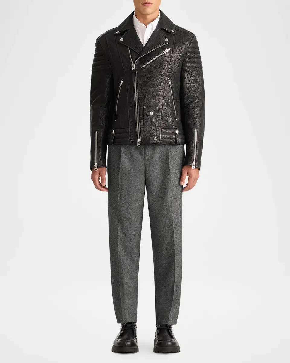 Mackage Men's Kenneth Leather Moto Jacket | Thumbnail 2 Mackage Men's Kenneth Leather Moto Jacket | Thumbnail 2