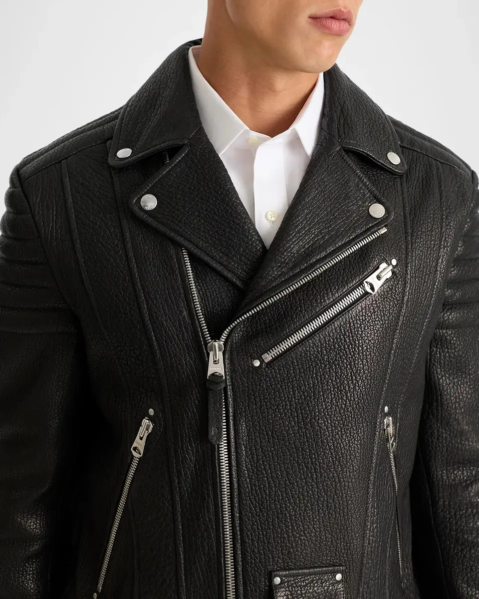 Mackage Men's Kenneth Leather Moto Jacket | Thumbnail 5 Mackage Men's Kenneth Leather Moto Jacket | Thumbnail 5