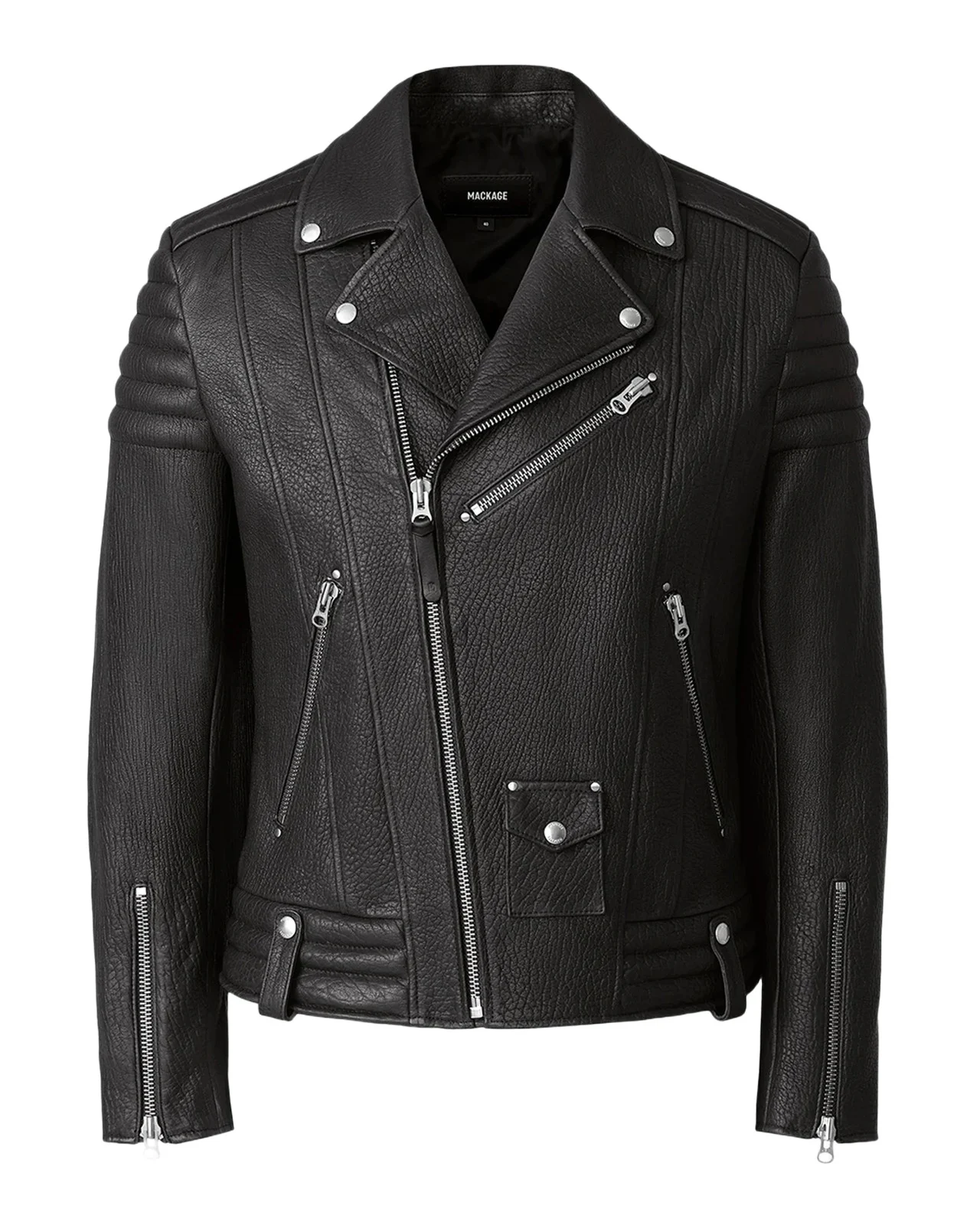 Mackage Men's Kenneth Leather Moto Jacket