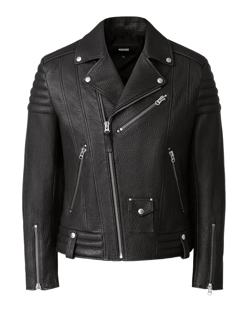 Mackage Men's Kenneth Leather Moto Jacket