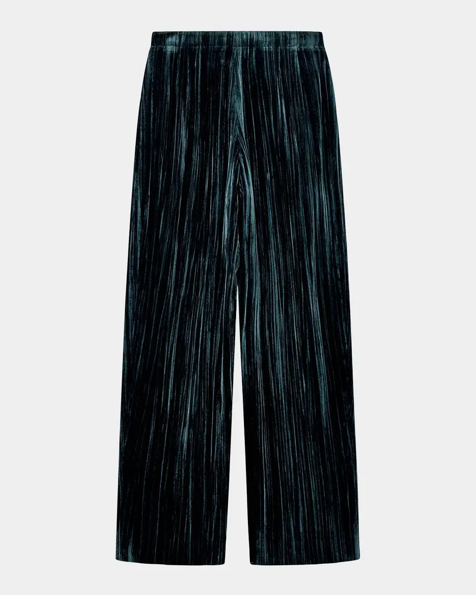 Emporio Armani Crinkled Velvet Pleated Trousers | Thumbnail 3 Emporio Armani Crinkled Velvet Pleated Trousers | Thumbnail 3
