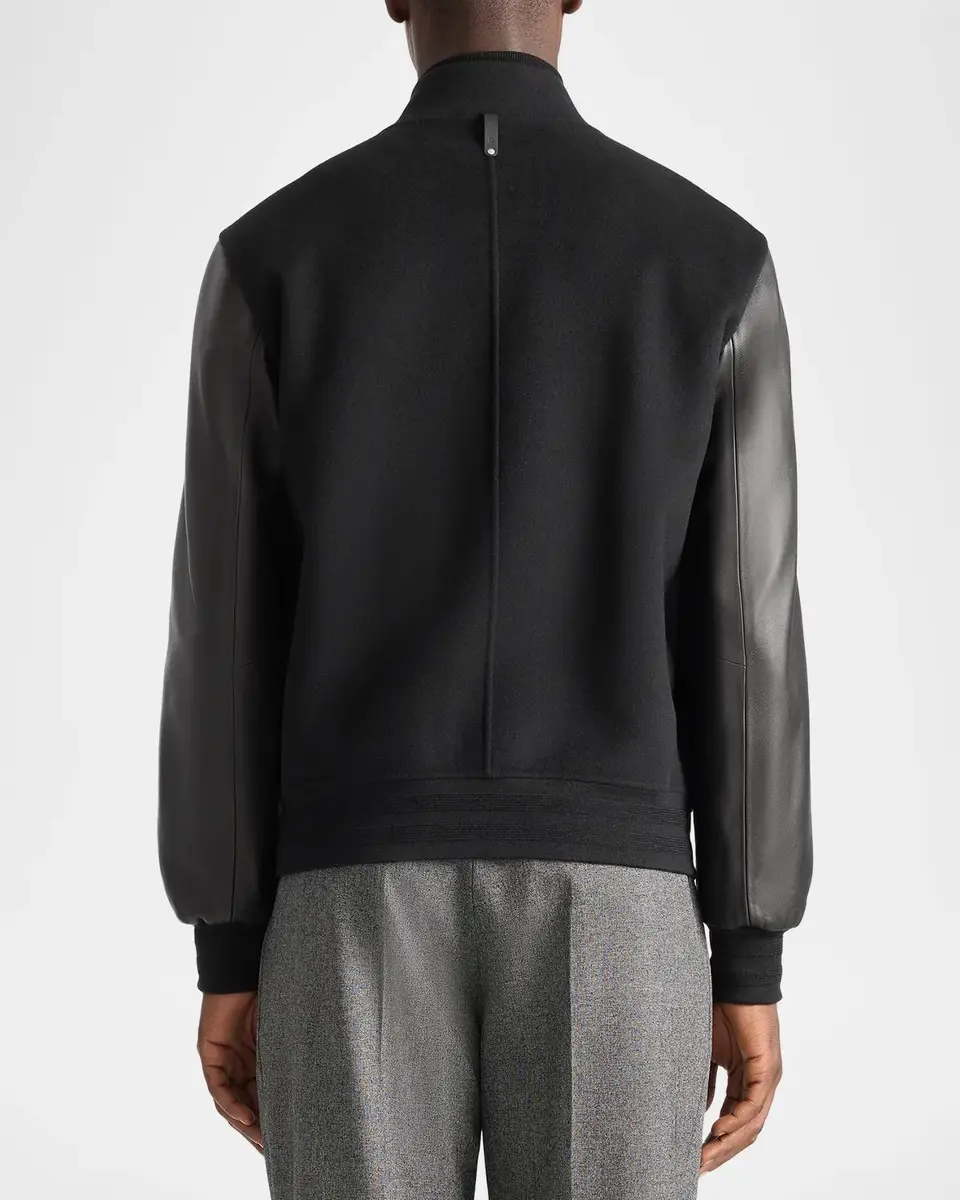 Mackage Men's Tripp Wool Bomber Jacket | Thumbnail 3 Mackage Men's Tripp Wool Bomber Jacket | Thumbnail 3