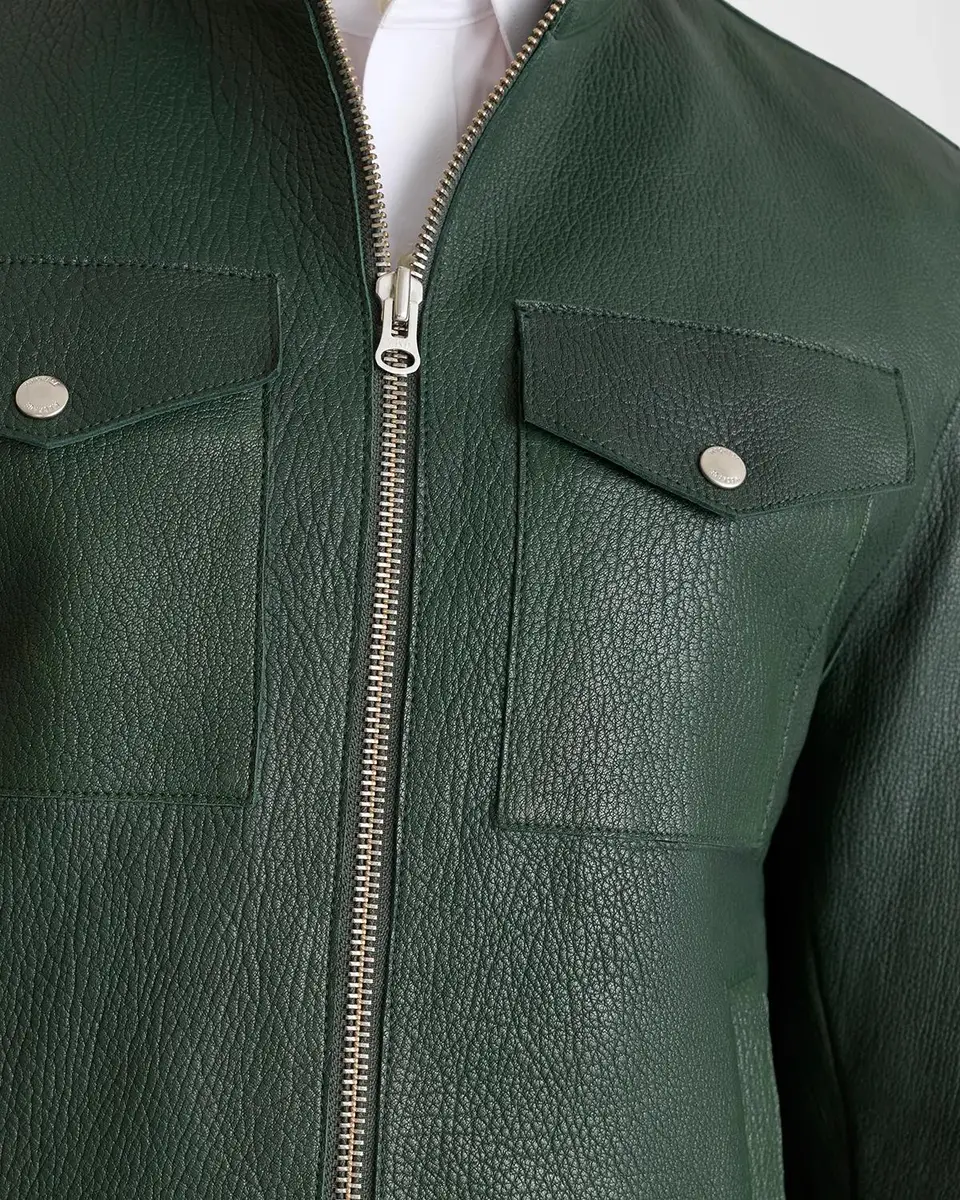 Mackage Men's Otto Pebble Leather Jacket | Thumbnail 5