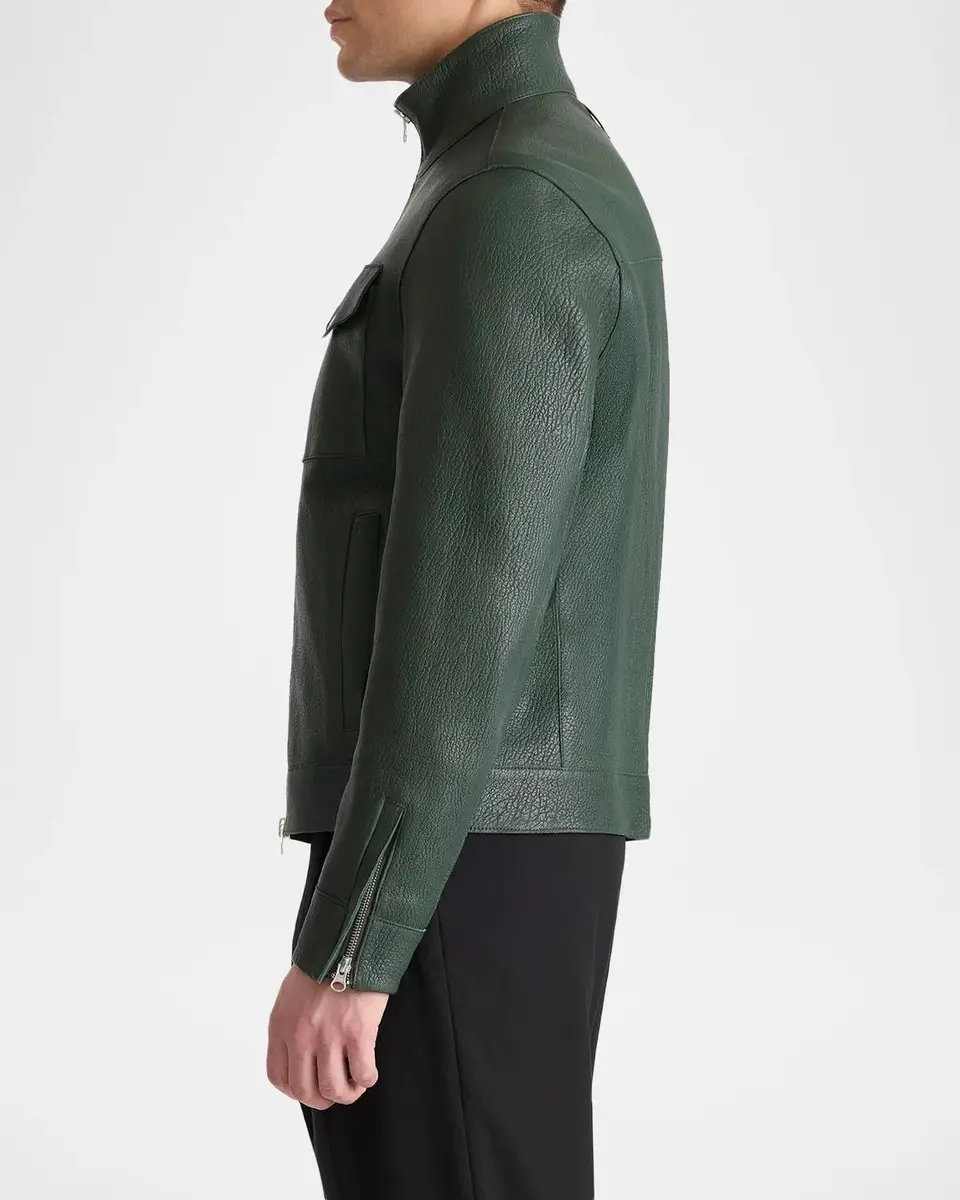 Mackage Men's Otto Pebble Leather Jacket | Thumbnail 6