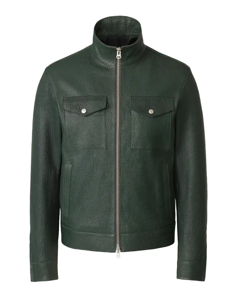 Mackage Men's Otto Pebble Leather Jacket