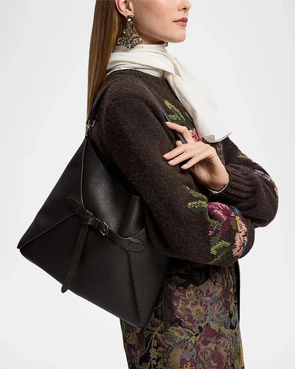 Ralph Lauren Collection The Ralph Goatskin Slim Tote | Thumbnail 2 Ralph Lauren Collection The Ralph Goatskin Slim Tote | Thumbnail 2