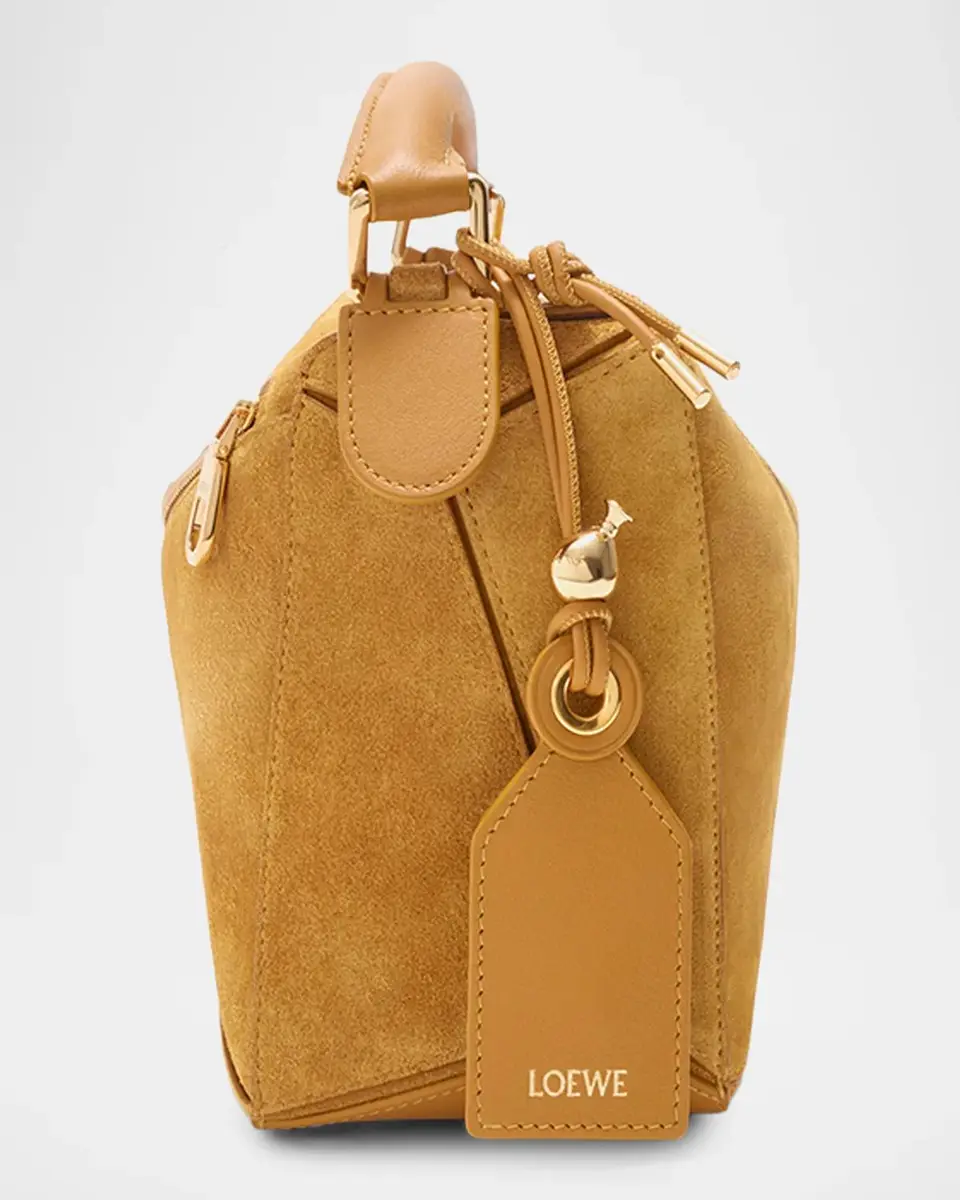 Loewe Small Puzzle Suede Top Handle Bag | Thumbnail 8 Loewe Small Puzzle Suede Top Handle Bag | Thumbnail 8