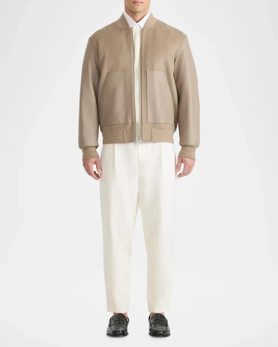 Mackage Men's Tripp Wool Bomber Jacket | Thumbnail 2