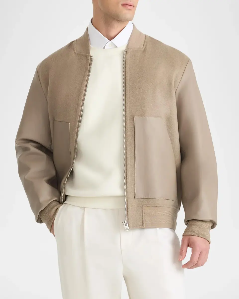 Mackage Men's Tripp Wool Bomber Jacket | Thumbnail 4
