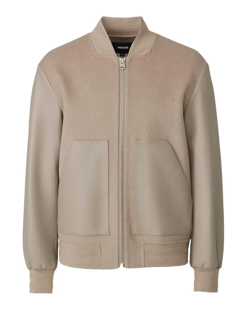 Mackage Men's Tripp Wool Bomber Jacket