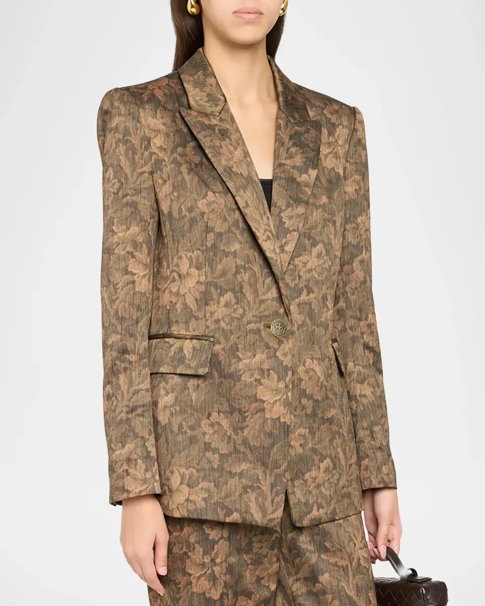 Kobi Halperin Lisa Single-Button Floral Jacket | Thumbnail 4