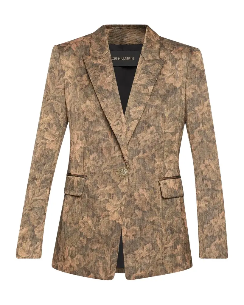 Kobi Halperin Lisa Single-Button Floral Jacket