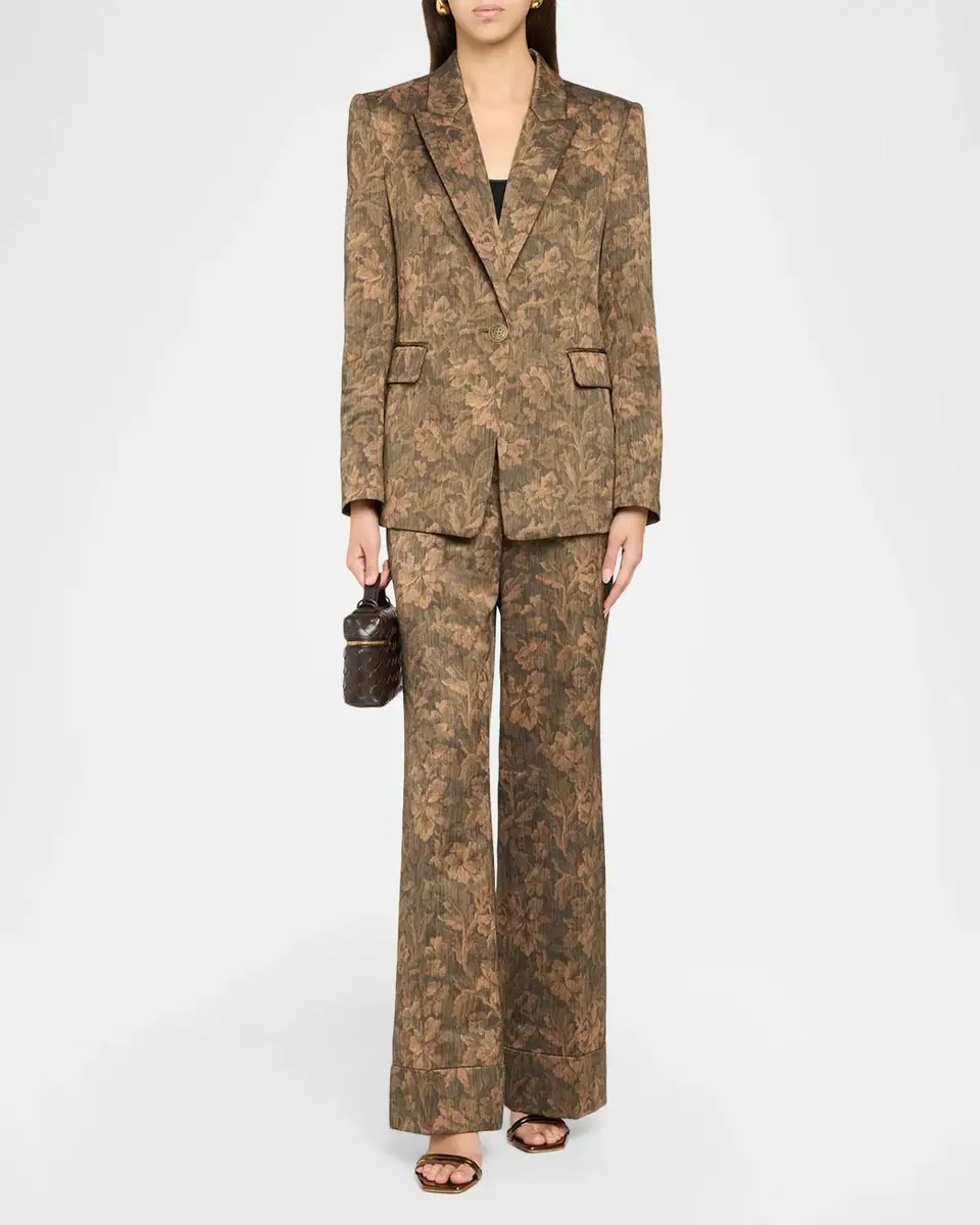 Kobi Halperin Melanie Floral Flare-Leg Pants | Thumbnail 2 Kobi Halperin Melanie Floral Flare-Leg Pants | Thumbnail 2
