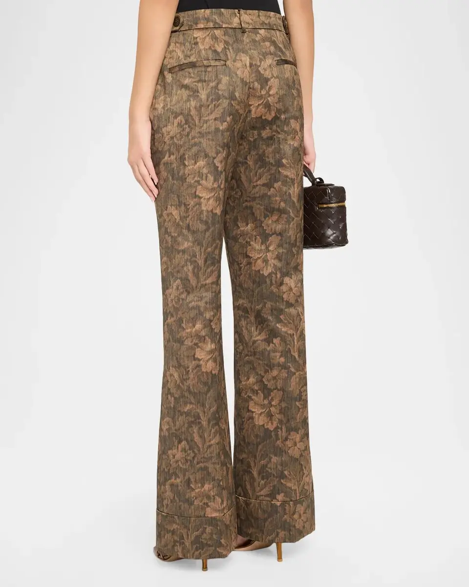 Kobi Halperin Melanie Floral Flare-Leg Pants | Thumbnail 3 Kobi Halperin Melanie Floral Flare-Leg Pants | Thumbnail 3